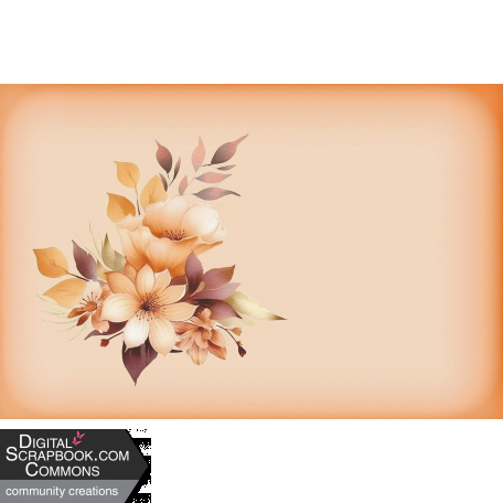 Autumn Floral Card 3