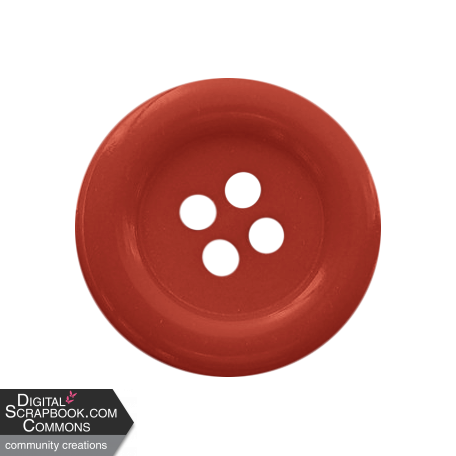 Poppy Field - Button Red