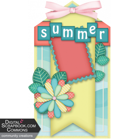 Turquoise Summer Tag #1