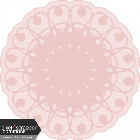 Sweet Vintage Pink Doily