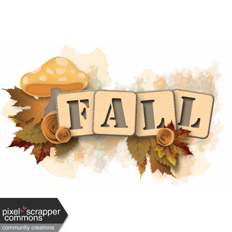 A Fall to Remember Word Art #5