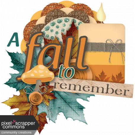 A Fall to Remember Word Art #10