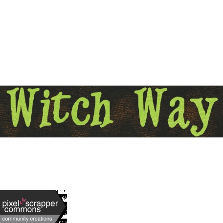 Witch's Brew Word Tag #6