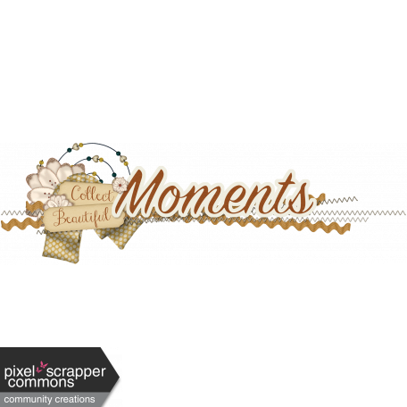 Enjoy Each Moment Word Art graphic by Dawn Prater  DigitalScrapbook