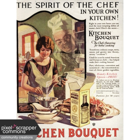Cozy Kitchen Vintage Ad #3