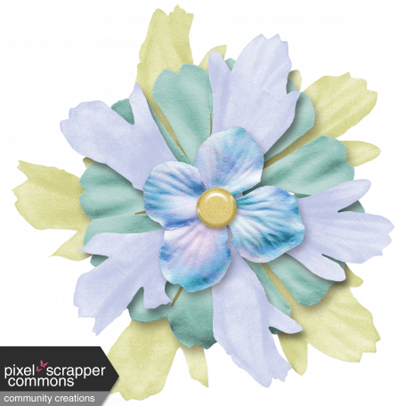 Just Beachy - flower 4 graphic by Dawn Prater | Pixel Scrapper Digital