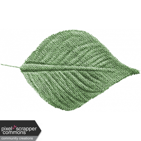 Spooktacular - burlap leaf 1