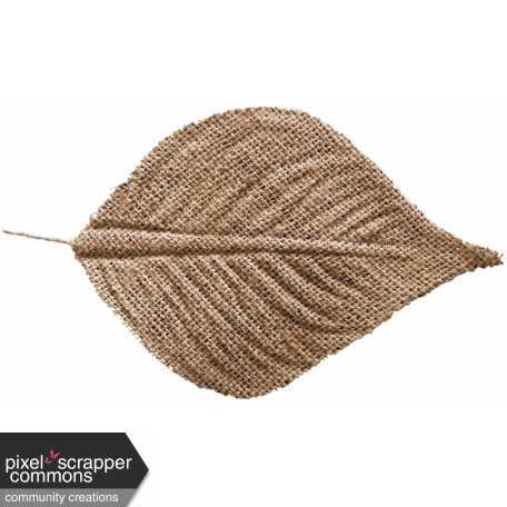 Spooktacular - burlap leaf 3