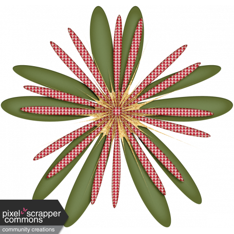 Christmas Magic - sparkle flower 8