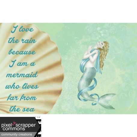 Down Where It's Wetter - Journal Card 8-3, size 4x6