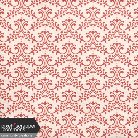 Freedom - Red Damask Paper