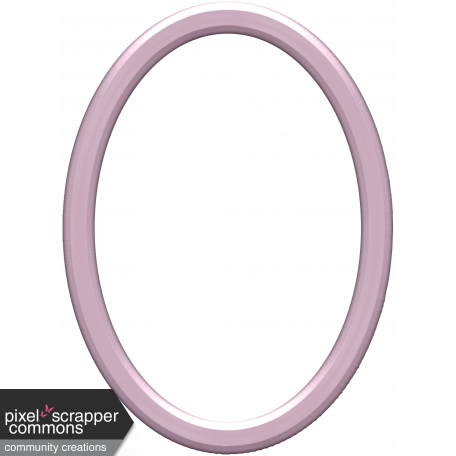 Mauve Medley - Smooth Oval Frame