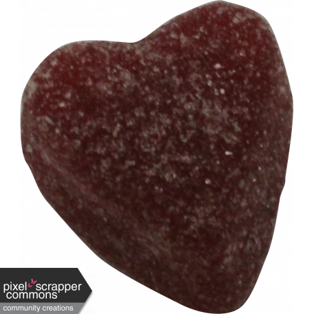 Cinnamon Gumdrop Heart
