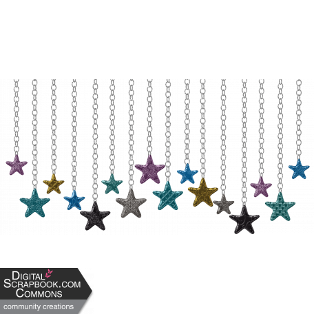 The Best is Yet to Come_Silver Chains With Multi-Colored Stars