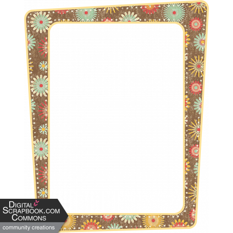 Birds & Bees Flowered Frame