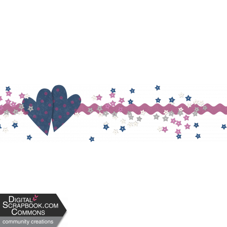 Daisies & Doo-Dads_Hearts, Ric-Rac and Star Scatter Border