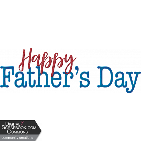 Happy Father's Day Word-art