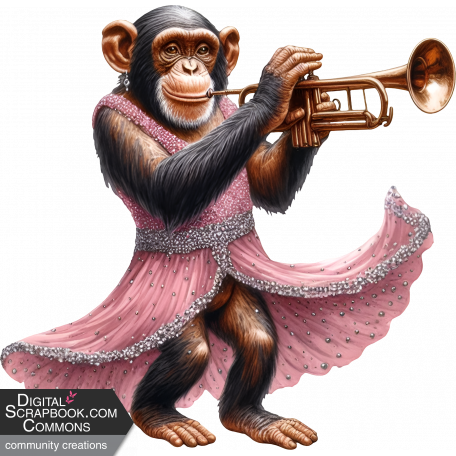 Chimpanzee Trumpet 1