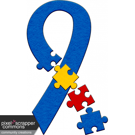Autism Puzzle Piece Ribbon