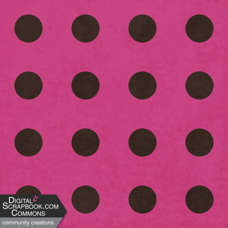 Project Life - Dotty Paper Dark Pink & Brown
