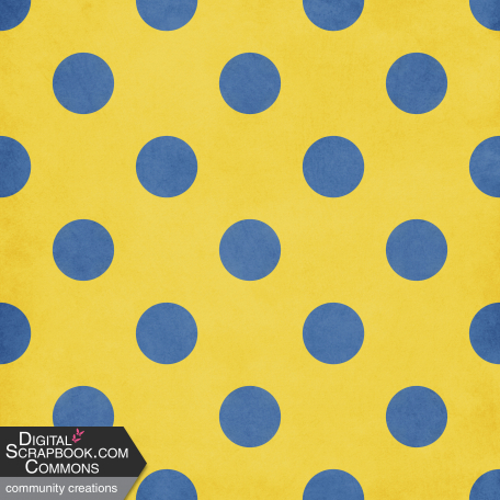 Project Life - Dotty Paper Yellow & Blue