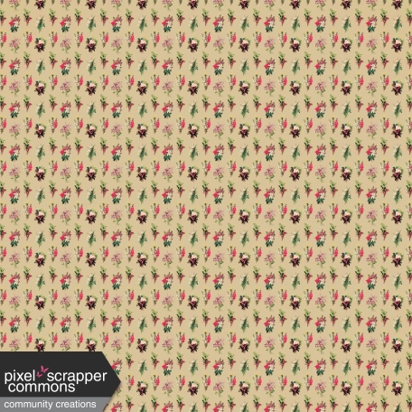 Forest Flowers Pattern Paper