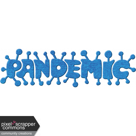 Warriors Pandemic Word Art Graphic