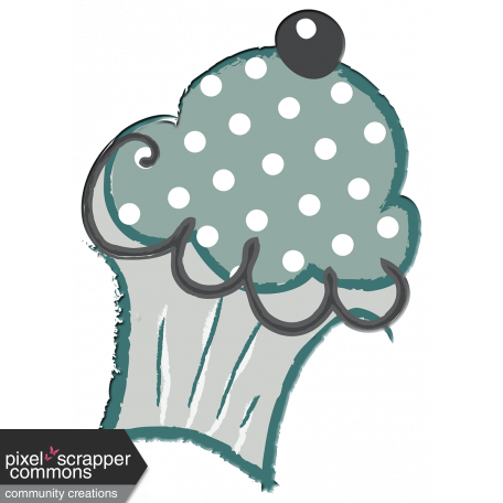 Cuppie Cake Cupcake Sticker