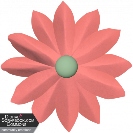 Feb 2023 Design Challenge Letter_Paper Flower_Coral