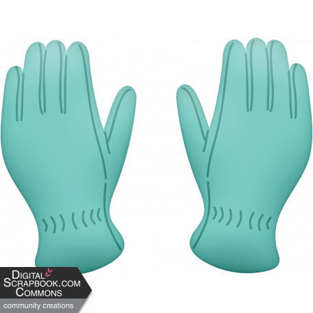 My Happy Place_Gardening Gloves_Turquoise