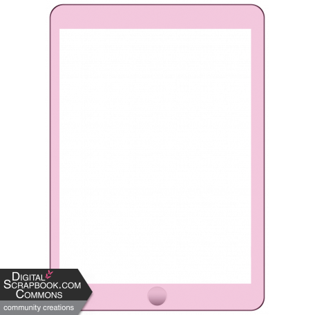 My Happy Place_Tablet Frame_Pink