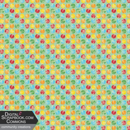 Pool Party_Distressed Polka Dots_Multi Colored