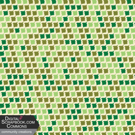 Pool Party_Square Warped_Green