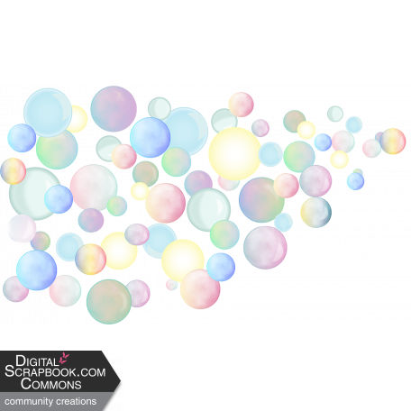 Multicolored Bubbles Element