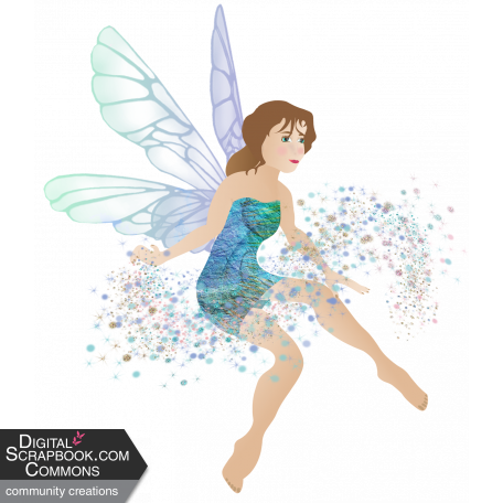 Fairy 3 With Glitter Sprinkle