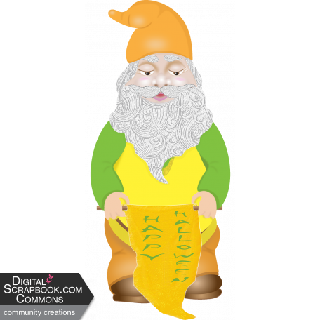 Halloween Gnome Element From Booo Time