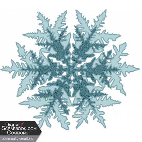 Vintage Winter Snowflake 1 Element