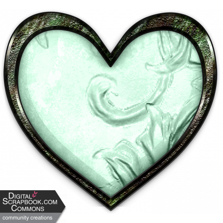 MY Days Carved Heart Gem Element