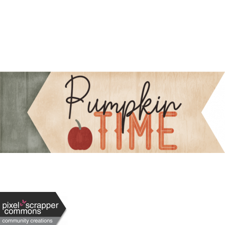 Pumpkin Time Label