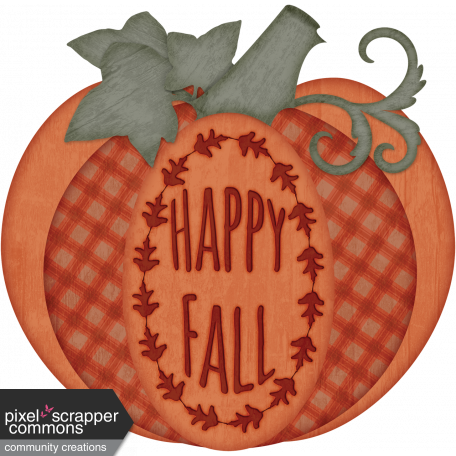 Happy Fall Pumpkin