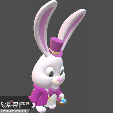 Easter bunny 3D-2