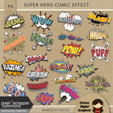 Super Hero Comic Effect