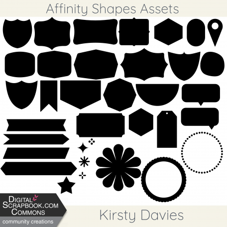 Affinity AFASSETS vector shapes vol 1