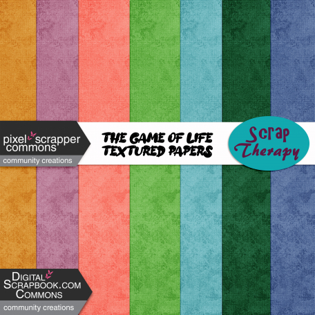 Classic Board Games: Game of Life - Textured Papers