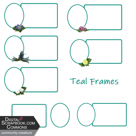 Teal Frames Kit