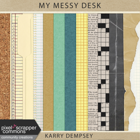 KMRD-My Messy Desk-papers