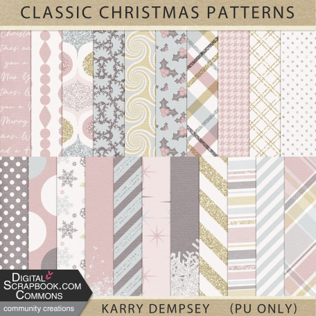 KMRD-Classic Christmas-PatternPapers