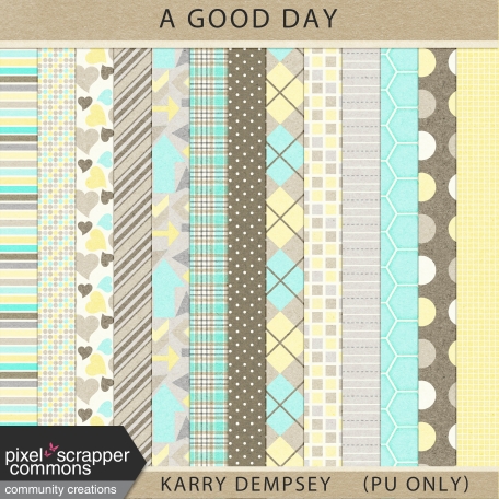 A Good Day - Patterned Papers