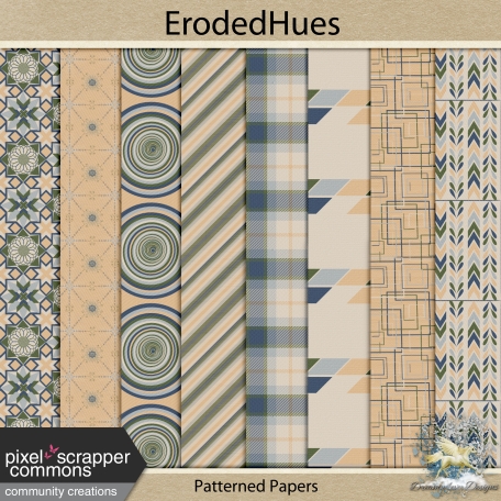 ErodedHues_patterned papers