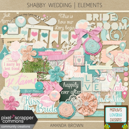 Shabby Wedding - Elements